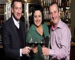 Stephen Beckett consuming alcohol